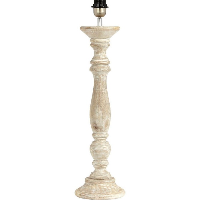 Lampa stołowa Cottage bielone drewno